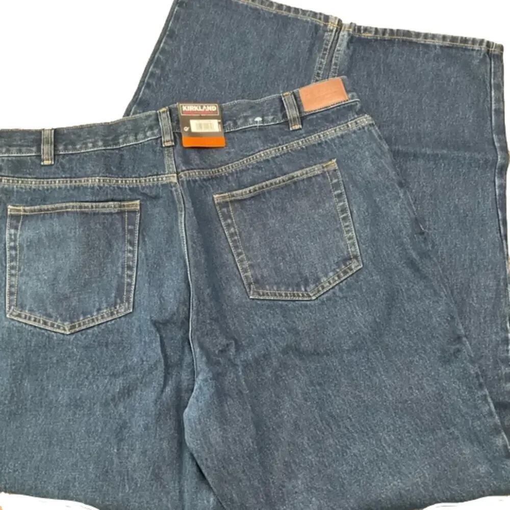 Kirkland Men's Jeans Blue Jeans Tall 42 X 36 NWT